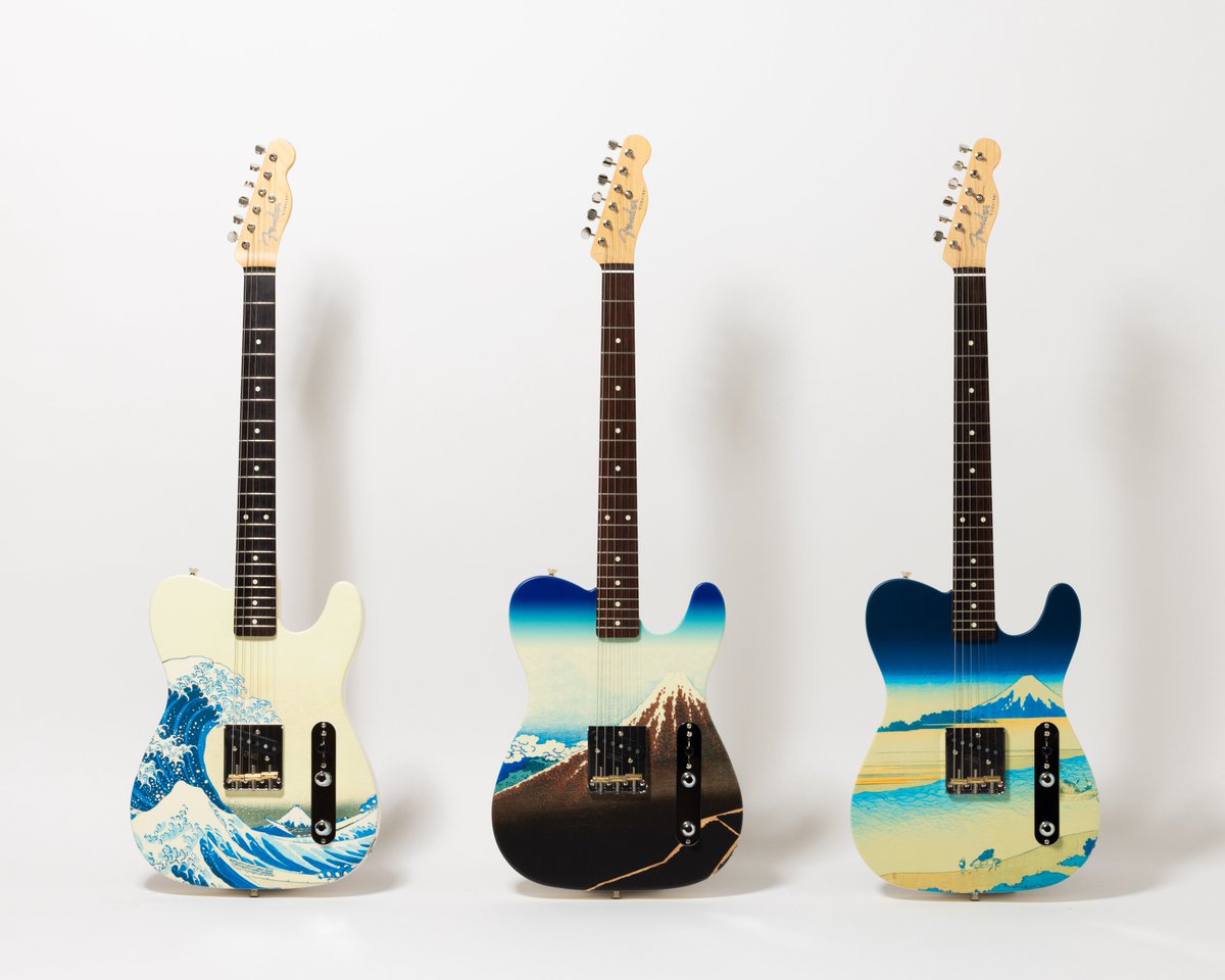 FenderFlagshipTokyo1周年: MADE IN JAPAN ART CANVAS HOKUSAI&FENDER
