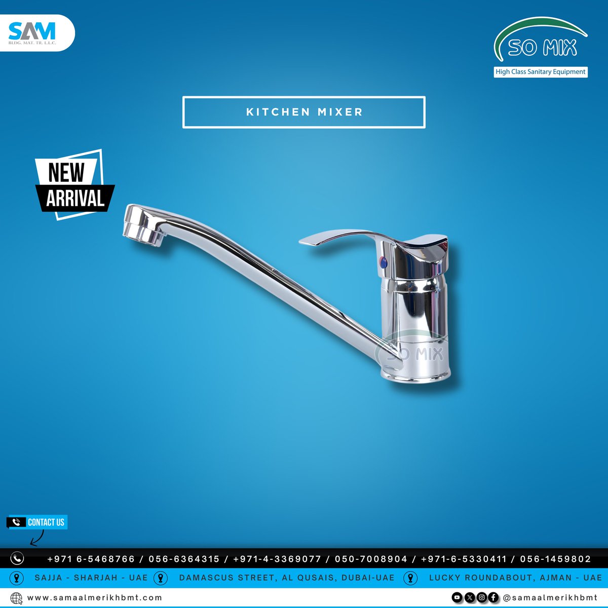 samaalmerikhbmt's tweet image. Discover the perfect SoMix kitchen mixer for your home! Visit our shop and order now to enjoy premium quality and elegant design. Enhance your kitchen today!
#kitchenmixer #somixbrand #shopnow #kitchenupgrade #qualityproducts #interiordesign #homeimprovement #stylishfixtures