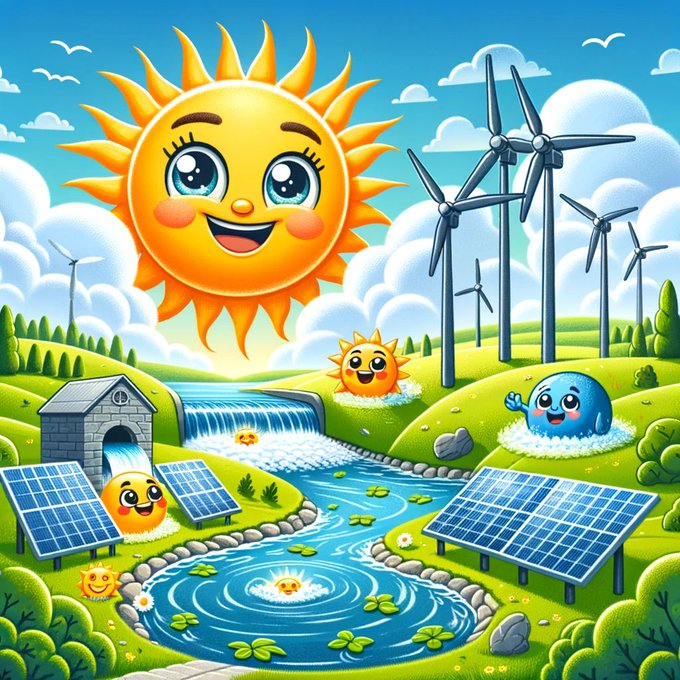 NakshatraPrem's tweet photo. If the future is cleaner air🎐
If the future is greener cities🌳
If the future is sustainable living🌿
If the future is creating more awareness📢

Then the transition to #RenewableEnergy☀️ must start now.

#Goal7🎯
#ActNow🏁
#ForOurPlanet🌍
#StarKidsKindness 🫶 https://t.co/y4BdpjCMx5