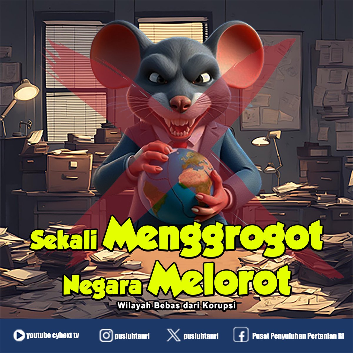 pusluhtanri's tweet photo. Korupsi merampas masa depan kita. Mari berdiri bersama melawan korupsi demi masa depan yang lebih cerah! #AntiKorupsi #BersihTanpaKorupsi #AntiKorupsiIndonesia
#StopKorupsiSekarang
#BersihDariKorupsi
#GenerasiAntiKorupsi
#Transparansi
#GoodGovernance
#MasyarakatBebasKorupsi https://t.co/QWViGxm2PH