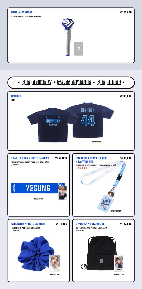 SJofficial's tweet photo. 2024 SUPER JUNIOR <SUPER SHOW SPIN - OFF : Halftime> OFFICIAL MD SALES NOTICE

▶ Sales day
PRE-DELIVERY : 2024. 06. 13 (THU) 15:00 ~ 2024. 06. 16 (SUN) 23:59 [KST]
SALES ON VENUE : 2024. 06. 22 (SAT) 13:00 ~18:00 [KST]
2024. 06. 23 (SUN) 10:00~15:00 [KST]
PRE-ORDER : 2024. 06. 17 (MON) 15:00 ~ 2024. 06. 24 (MON) 23:59 [KST]

▶ Online Store
SMTOWN &STORE : https://t.co/LcipeQGPLX
SM True Store : https://t.co/6FLuGALzqQ
SMTOWN GLOBAL SHOP : https://t.co/DfsiH8W8nQ
avex taiwan e-shop : https://t.co/zJSkLVduZz
YIZHIYU : https://t.co/03M7BqBGW0
YES24 : https://t.co/PdzDQ0xBcl
Ktown4u : https://t.co/BOeVUXYxdx
MUSIC & DRAMA : https://t.co/kLYdFQd67G
WITHMUU : https://t.co/les5f3BFdp
APPLE MUSIC : https://t.co/6lGzbTQuHL
MUSICPLANT : https://t.co/p6JhyEDnnG