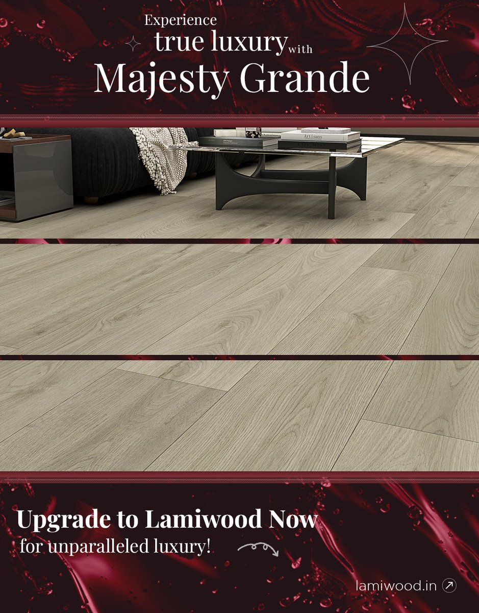 LAMIWOOD1's tweet photo. Transform your floors with our Majesty Grande #hybridlaminateflooring. Featuring a durable HDF core with carbon fiber, scratch-proof surfaces, and 100+ hours of spill protection, it's ideal for high-traffic commercial spaces. Keep your floors pristine and beautiful effortlessly! https://t.co/NuvMeYw6Q4