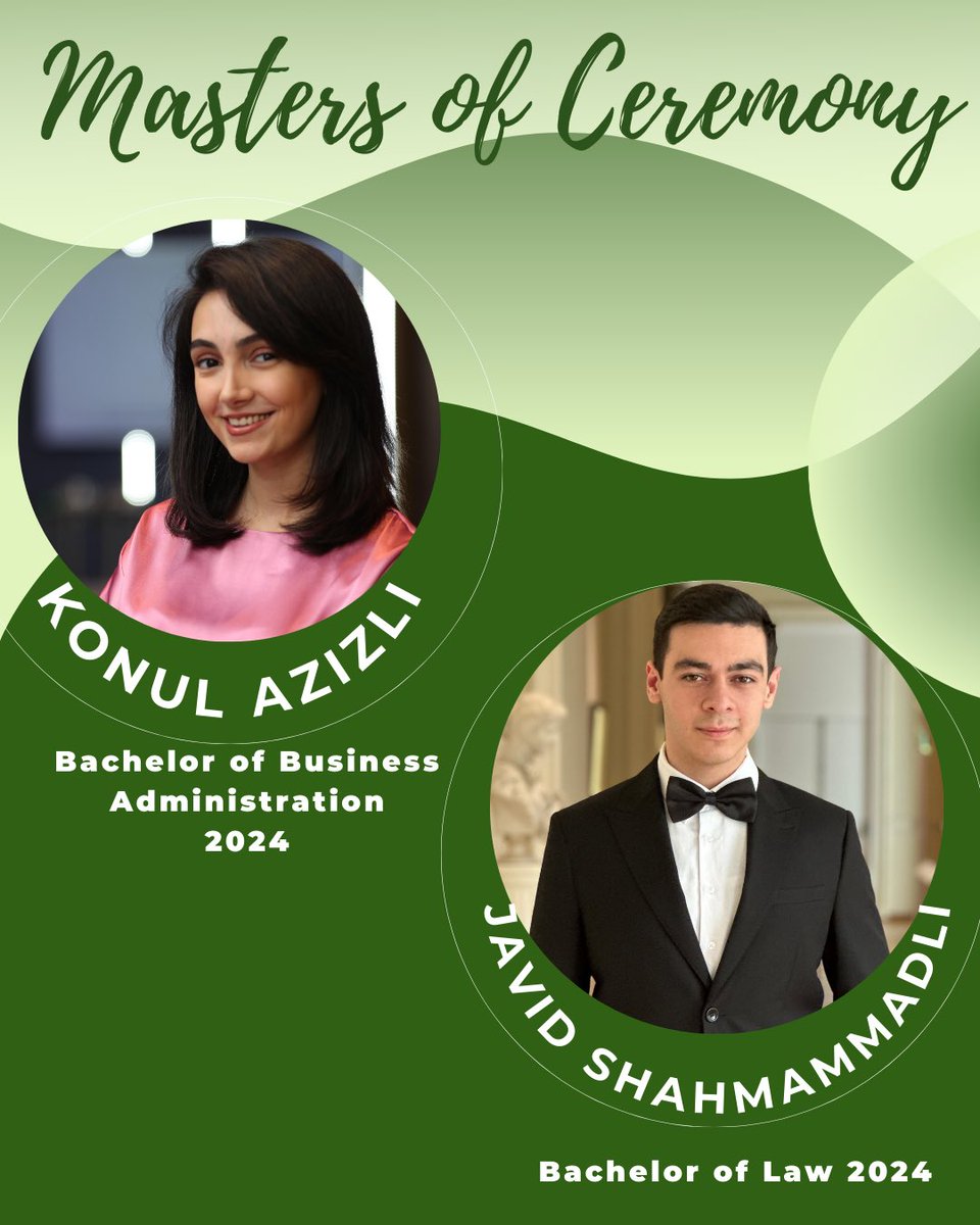ADAUniversity's tweet photo. Graduation countdown already started for nearly 700 graduates.
We will welcome H.E. Mukhtar Babayev, Minister of Ecology and Natural Resources and COP29 President-Designate, along with Members of Parliament🇦🇿 and many esteemed guests during our Commencement ceremony.
#ADA4All https://t.co/SiunDiCb2b