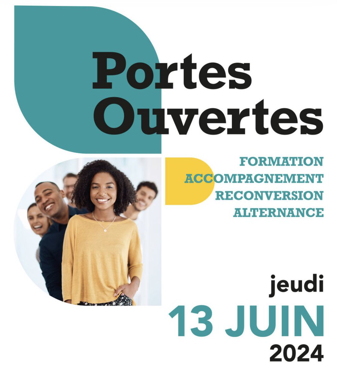 FTravail_Corse's tweet photo. 📣 Journée Portes Ouvertes à @AFPA_CORSE 
📍Ajaccio
📍Bastia

📆Jeudi 13 juin

Venez découvrir les 🔶formations, 
🔶visiter les plateaux techniques
🔶participer à des ateliers
🔶rencontrer les partenaires et les entreprises qui recrutent.

Inscrivez-vous▶️https://t.co/Dwb4ReCOkA https://t.co/VEl6mQQpCX