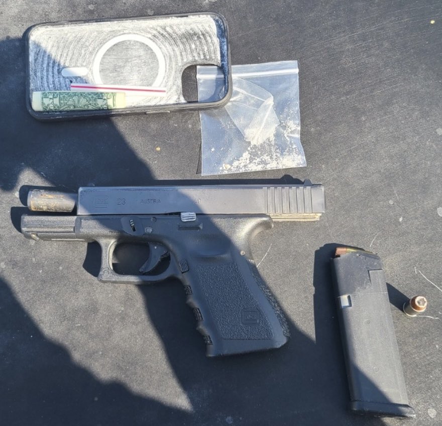 The La Mirada SAO Team conducted a traffic stop for several vehicle violations. The driver, local gang member, was found to be in possession of narcotics and a loaded firearm. The suspect cooperated and was taken into custody without incident. @lasdhq <a href="/LaMiradaPS/">La Mirada Public Safety</a> @lasdmeza