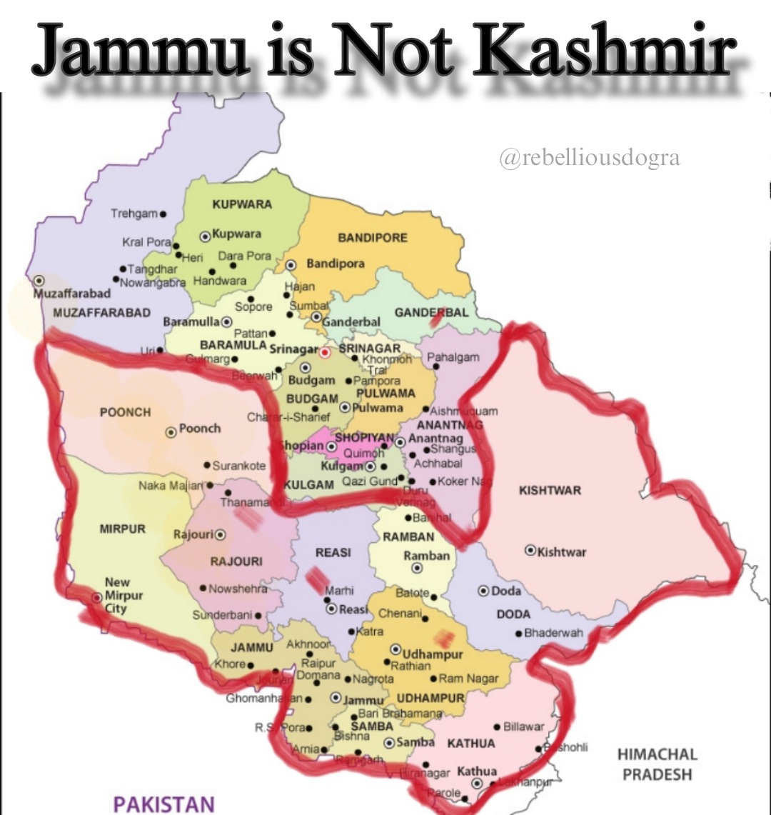 rebelliousdogra's tweet photo. Hey fellow ignorant Indians! Let's clear the confusion for once: Jammu & Kashmir are like siblings. #Jammu is chill elder brother, while Kashmir is the serene younger sister. Remember, they're part of the same beautiful family, but each has its own unique identity! #Geography101 https://t.co/hOf3FL2FF4