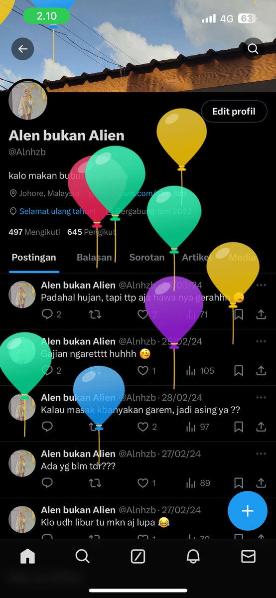 Waaa banyak balon ! 🥰🤏🏻