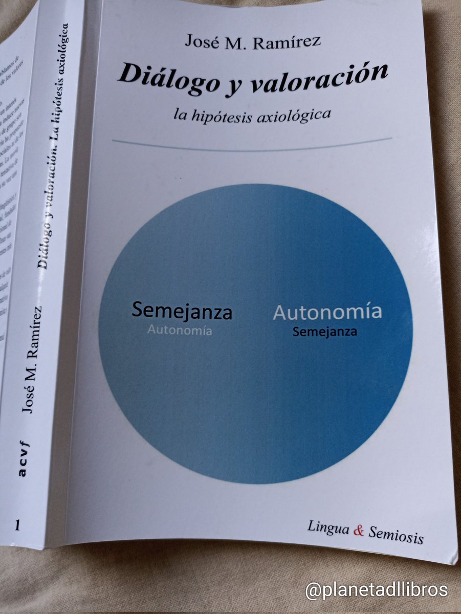 PlanetadlLibros's tweet photo. #DiálogoYValoración
Como dice su autor, José M. Ramírez, #libro dirigido a cualquier persona culta; ensayo multidisciplinar, filosofía del lenguaje.
@ACVF_editorial
Un volumen tan #exigente, que merece ser leído, y poco a poco. https://t.co/dthODvjrgW