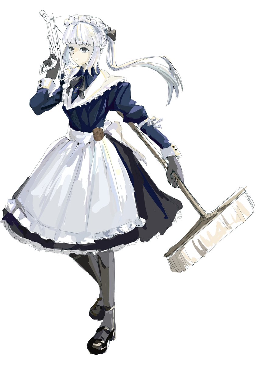 #イラスト
#絵描きさんと繋がりたい
#絵柄が好みって人にフォローされたい

メイドは初めて描きました〜