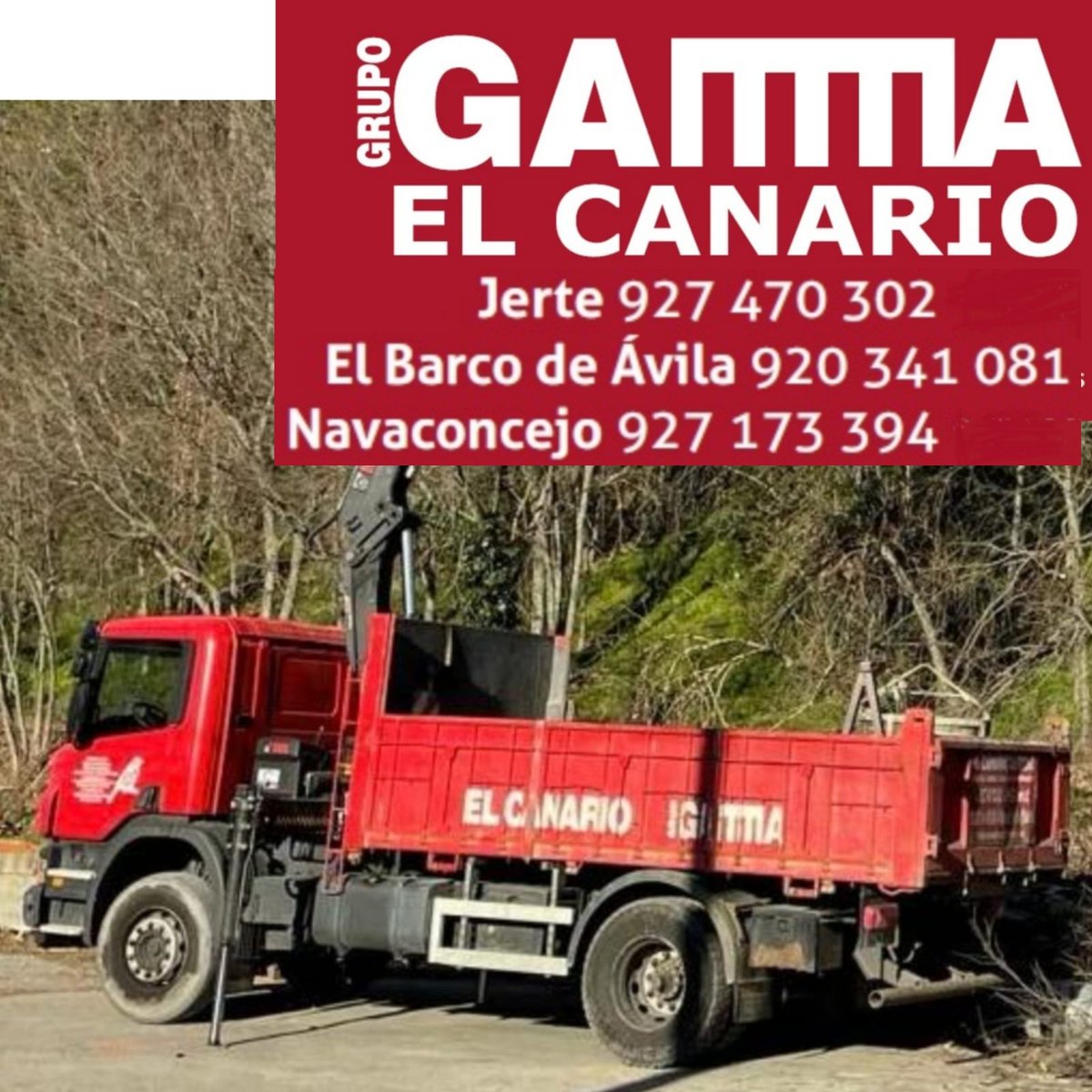Inmacp07's tweet photo. El viernes 24 de Mayo robaron un #camiónpluma en el municipio de #Navaconcejo (Cáceres). Es un  Scania rojo con rotulacion de #GAMMA "EL CANARIO", matrícula #8444HCN ¿Por favor nos podéis ayudar a difundir?GRACIAS
#robocamion  #España #DenunciaPublica #Robocoche #robo https://t.co/CGNjm8v8D2