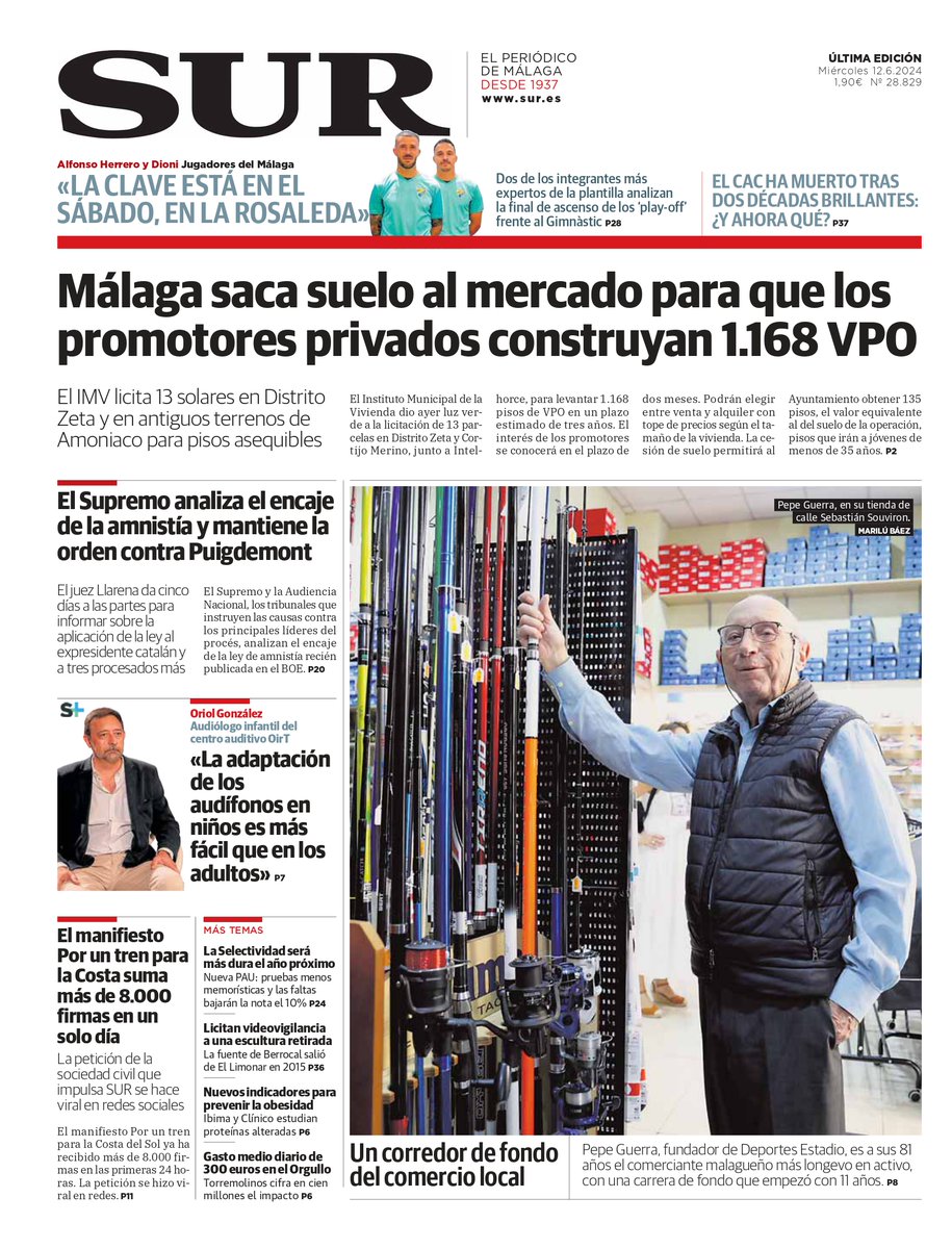 IBIMA Plataforma BIONAND (@_ibima) on Twitter photo 🗞️ Hoy <a href="/DiarioSUR/">SUR. El periódico de Málaga</a> nos dedica un espacio en su portada al estudio sobre la prevención de enfermedades vinculadas a la #obesidad
🧬Participan investigadores de nuestro Instituto <a href="/HUVV_SAS/">Hospital Clínico Virgen de la Victoria</a> y <a href="/CIBER_ISCIII/">CIBER ISCIII</a>
➡️Noticia completa bit.ly/3KFBPUl 🗞️ Hoy <a href="/DiarioSUR/">SUR. El periódico de Málaga</a> nos dedica un espacio en su portada al estudio sobre la prevención de enfermedades vinculadas a la #obesidad
🧬Participan investigadores de nuestro Instituto <a href="/HUVV_SAS/">Hospital Clínico Virgen de la Victoria</a> y <a href="/CIBER_ISCIII/">CIBER ISCIII</a>
➡️Noticia completa bit.ly/3KFBPUl
