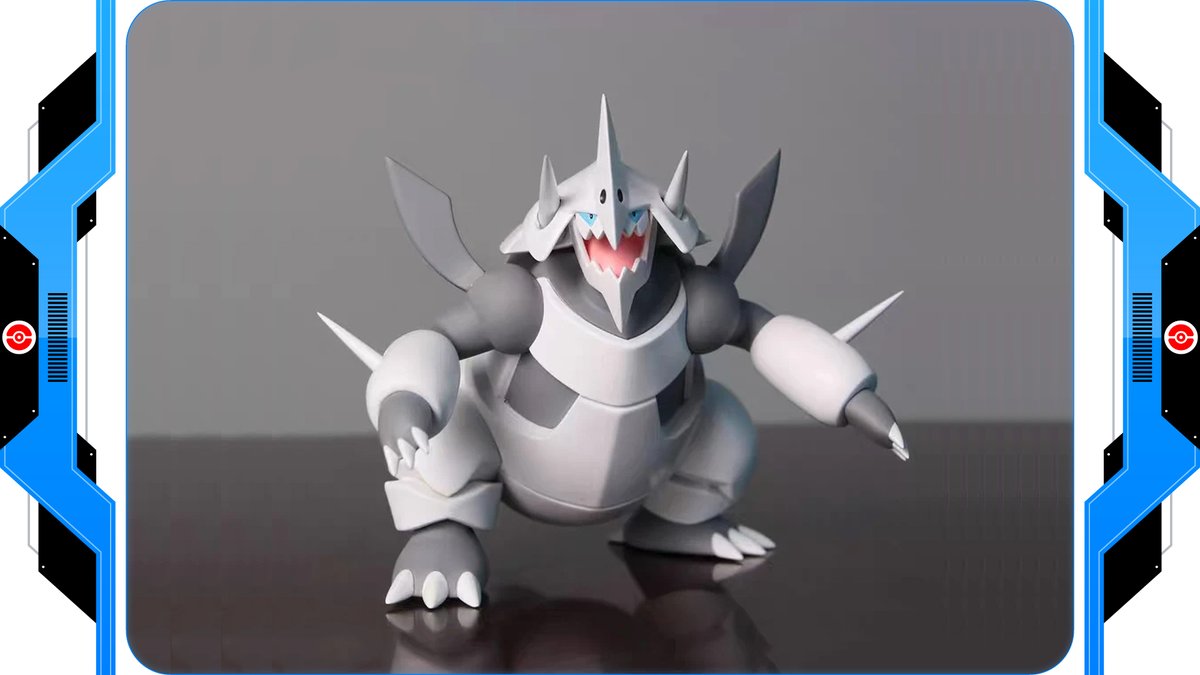 _9xuf's tweet photo. Aggron can Mega Evolve into Mega Aggron.
Mega Aggron is bulkier and more heavily plated than its previous state. The horns on its forehead are now shorter, and it has a third, wider horn on its nose.
https://t.co/Tzyw94uBWO https://t.co/M8IMTXoplf
