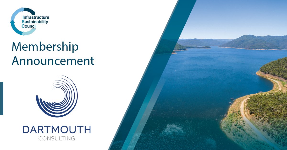We welcome Dartmouth Consulting who has joined the Infrastructure Sustainability Council (ISC) as a member.

Find out more 👉 loom.ly/yU-0tSc

#ISC #ISCmembership #sustainableinfrastructure #buildingtomorrow