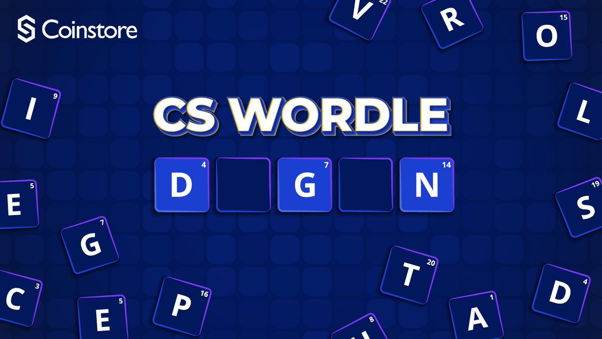 CoinstoreExc's tweet photo. 🔠 It's #CSWORDLE time with Coinstore! Can you decode today's crypto lingo? 🧐

 Here's a hint: It's what we call those who live and breathe the crypto market, always ready for the next big trend! https://t.co/KDEPNYtmKu