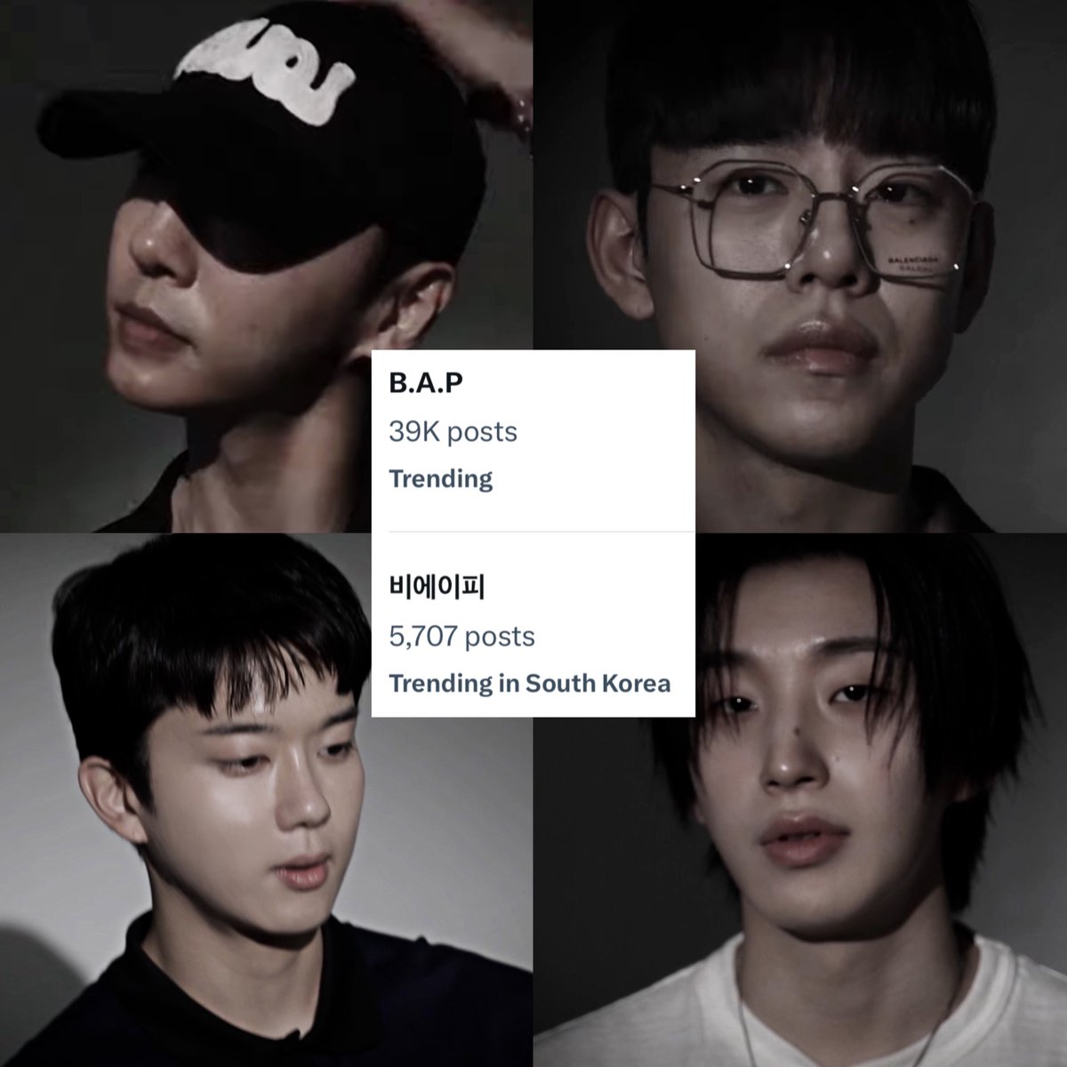 BAPNATION_BABY's tweet photo. [📢] B.A.P 비에이피 has become the latest trending topics on X ever since the release of their new documentary teaser, 'Man on the moon' 
#Man_on_the_moon https://t.co/quOjDUy9SP