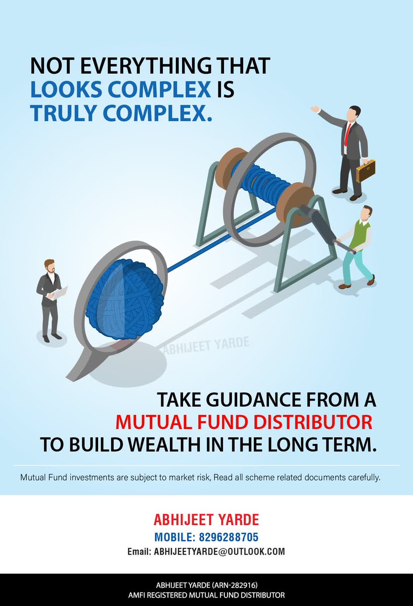 Complex tasks can be easily managed with the right guidance. Interested?

#mutualfundssahihai #sip #wealthbuilding