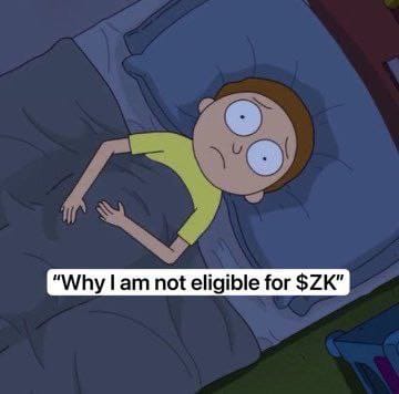 Mumar103's tweet photo. Why why🤧 i do everything but I am not eligible just because I am not provided enough liquidity like waheel because I am a student I have not enough funds to provide lot's of liquidity  @TheZKNation @zksync @gluk64 @Ozhar @frogmonkee @TrustlessState @CryptoTeluguO @CryptoSangat https://t.co/jYLT5GmkBt