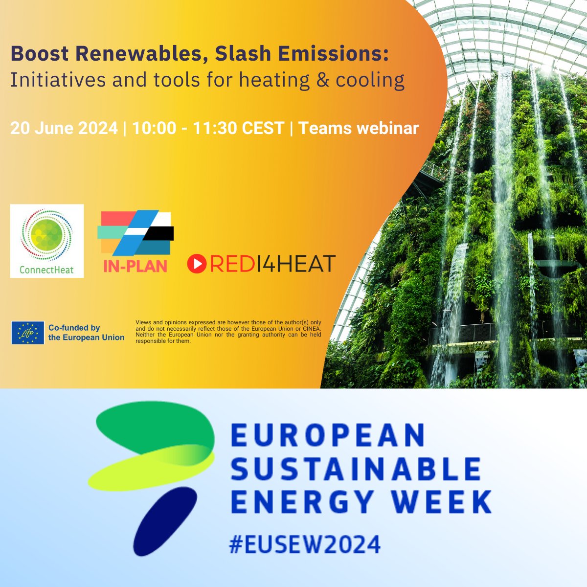 helloheatpumps's tweet photo. We're organising a Sustainable Energy Day!

Our next webinar, with @REDI4HEAT, ConnectHeat &amp; #LifeINPLAN, focuses on mobilising authorities to drive sustainable energy and climate agendas forward, and is part of #EUSEW2024!

🗓️20/06
🕙10-11:30

Register: https://t.co/E14fAJqytK https://t.co/Ijz7MjUJaR