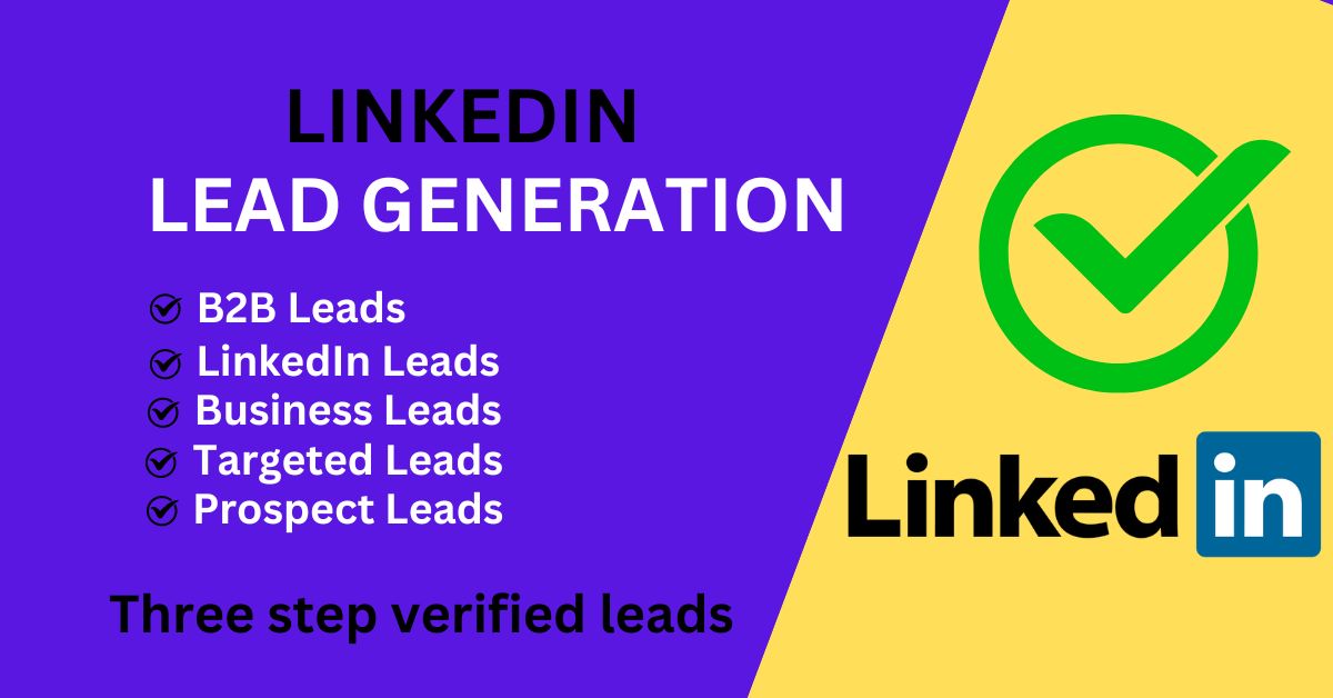 For quality LinkedIn Leads
contact on Fiverr:
fiverr.com/s/5rr3bbQ