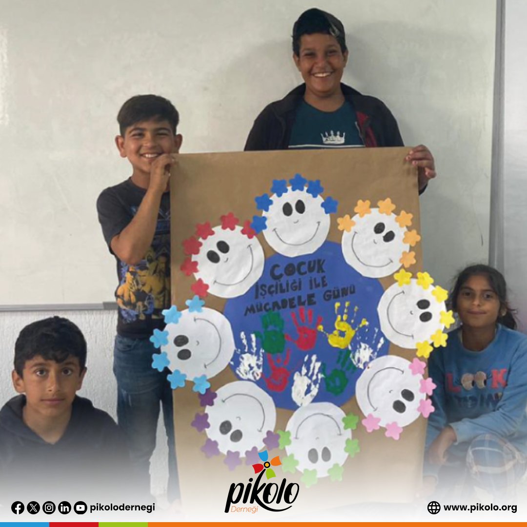 12 Haziran Dünya Çocuk İşçiliğiyle Mücadele Günü’nde tekrar söylüyoruz: Çocuk İşçiliğine HAYIR!

Tüm çabamız çocukların geleceğe mutlulukla ve güvenle ulaşması için!

#dünyaçocukişçiliğiylemücadelegünü #12haziran #WorldDayAgainstChildLabour #EndChildLabour #SocialJustice