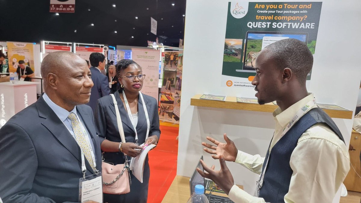 MoICT_Ug's tweet photo. Hon.Min. of State for National Guidance, @KabbyangaB , & Ms. @shirley_glirdys , Senior IT Officer and IP Management Specialist, participated in the 2nd Edition of @GITEXAfrica 2024, held in Morocco.
#DigitalRoadMapUG https://t.co/0h7TehEDUi