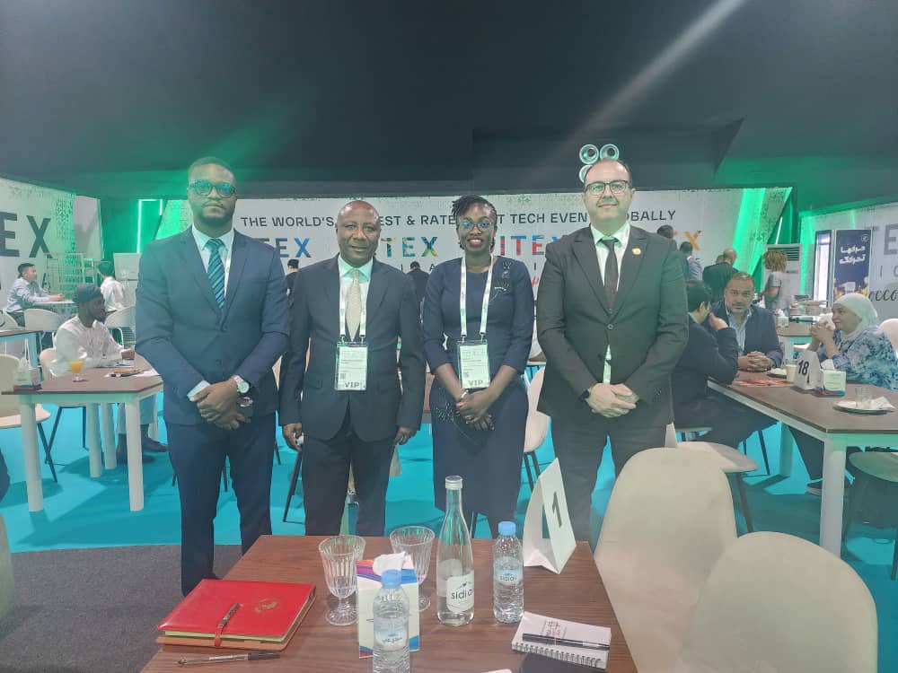 MoICT_Ug's tweet photo. Hon.Min. of State for National Guidance, @KabbyangaB , & Ms. @shirley_glirdys , Senior IT Officer and IP Management Specialist, participated in the 2nd Edition of @GITEXAfrica 2024, held in Morocco.
#DigitalRoadMapUG https://t.co/0h7TehEDUi