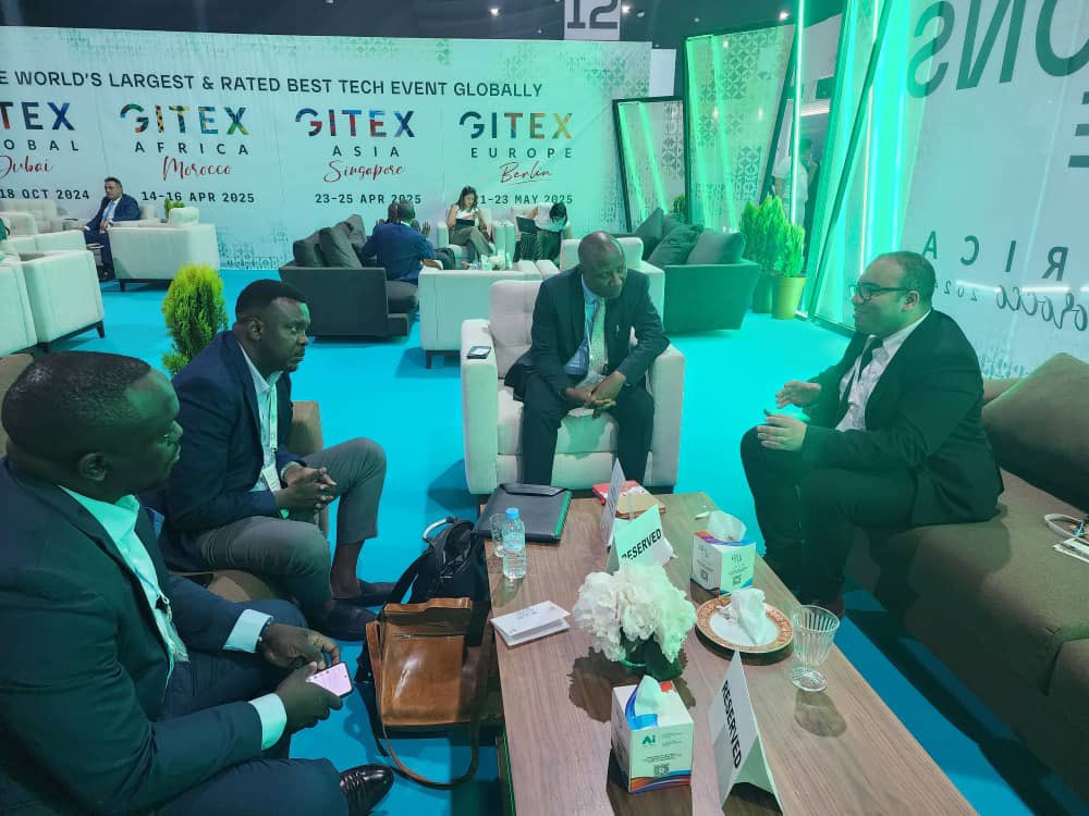 MoICT_Ug's tweet photo. Hon.Min. of State for National Guidance, @KabbyangaB , & Ms. @shirley_glirdys , Senior IT Officer and IP Management Specialist, participated in the 2nd Edition of @GITEXAfrica 2024, held in Morocco.
#DigitalRoadMapUG https://t.co/0h7TehEDUi