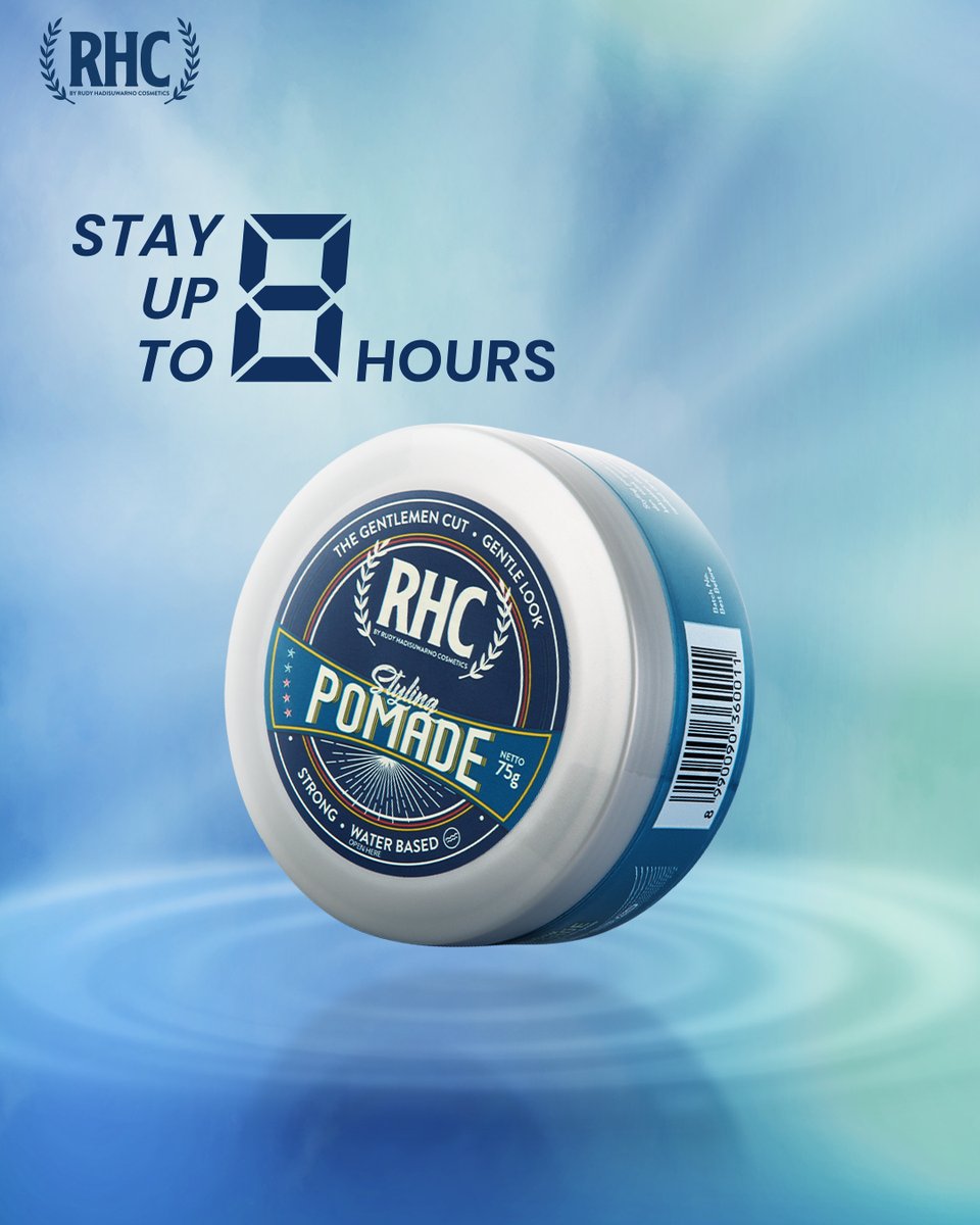 rhc_men's tweet photo. RHC Styling Pomade adalah water based pomade yang memiliki kandungan strong hold. Buat rambutmu stay terus sampe 8 jam lho. Masih ragu untuk pakai?
#RHC #RHCStylingPomade #pomade #cowokganteng #ganteng #stayganteng #RHCpomade #GantengnyaBeda https://t.co/96w6IJ5UTt