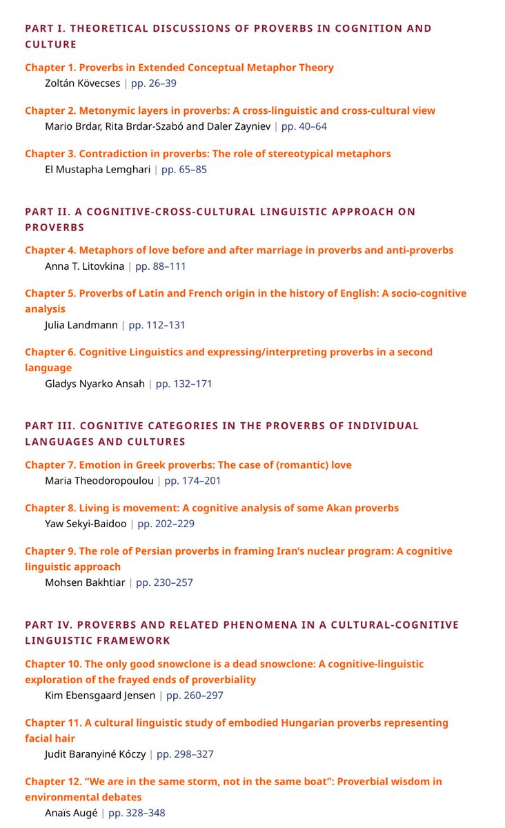 AelcoSpain's tweet photo. Proverbs within Cognitive Linguistics, edited by Sadia Belkhir in John Benjamins https://t.co/YFLYvxxztw