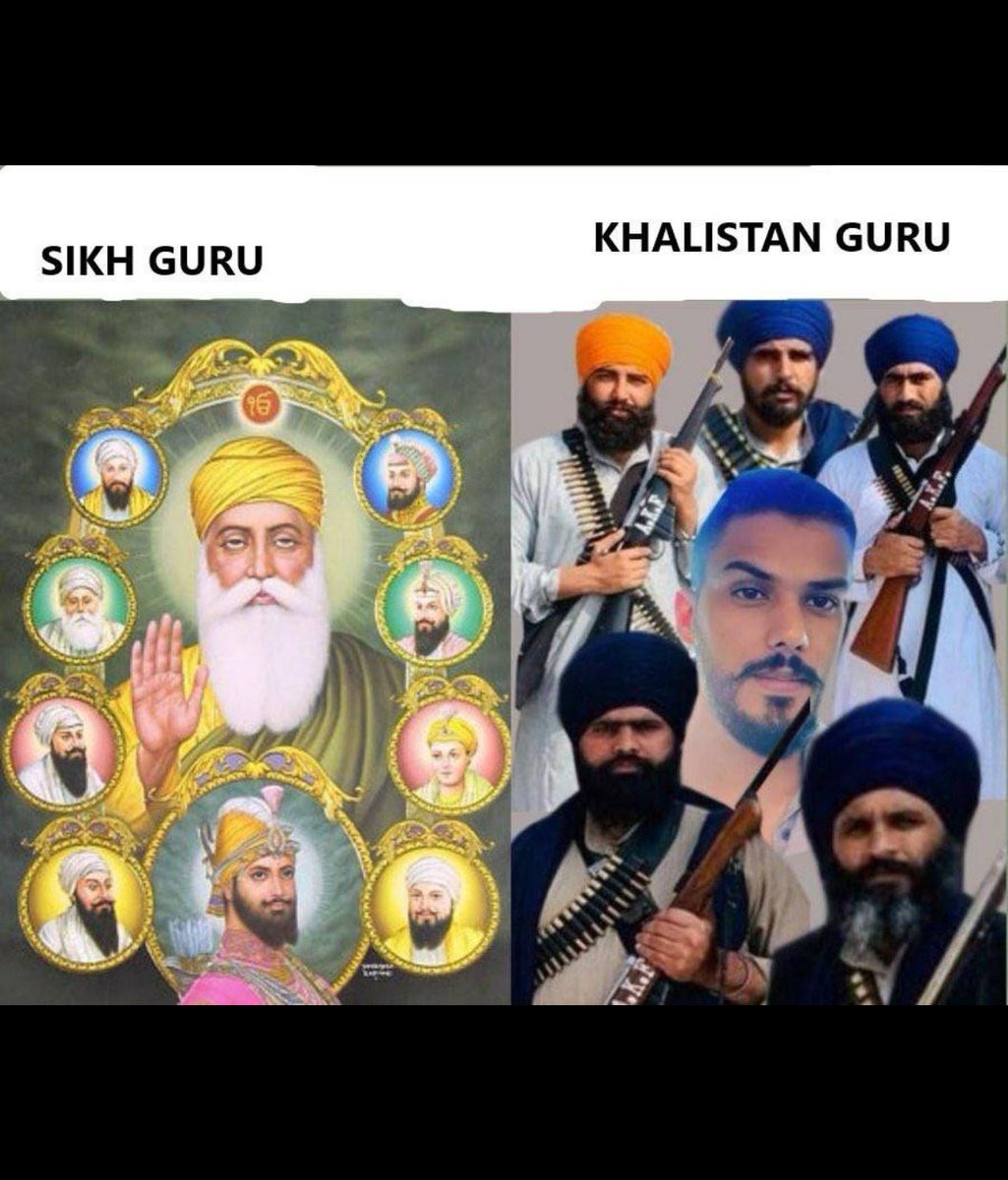 k_amritt's tweet photo. Follow the path of our #SikhGurus not what these #Khalistanis ask you to do. #DontBeAPuppet 😡 #RealSikhsAgainstKhalistan https://t.co/T6oOUcQNrv