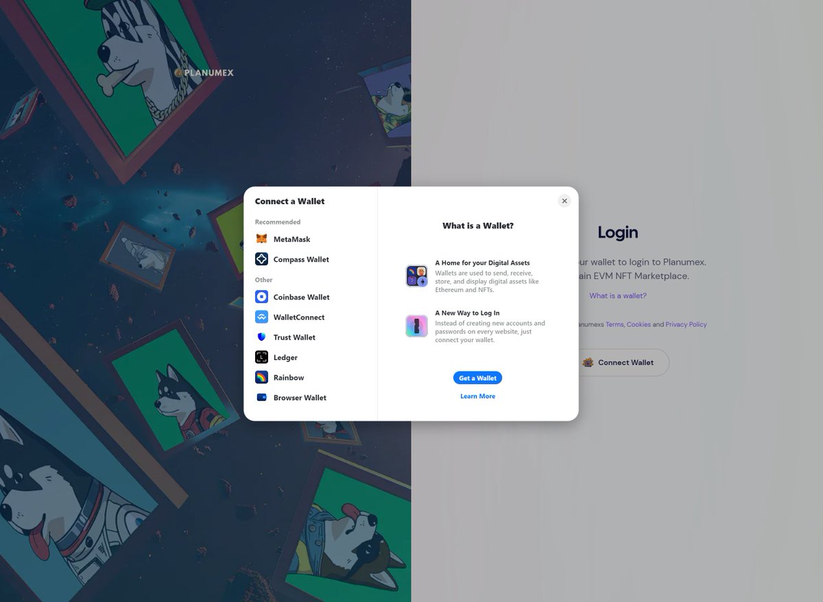 planumex's tweet photo. We have released our testnet! 🎉

Current features: Login with web3, setup profile information, and view dummy data for the marketplace. 

Try it out here: https://t.co/sM1KrAo3sL

#NFTmarketplace #EVM #Blockchain #SEI $SEI #SEILessDoMore #crypto #Seiberians #Bitcoin #Ethereum https://t.co/KByCfcPiwA