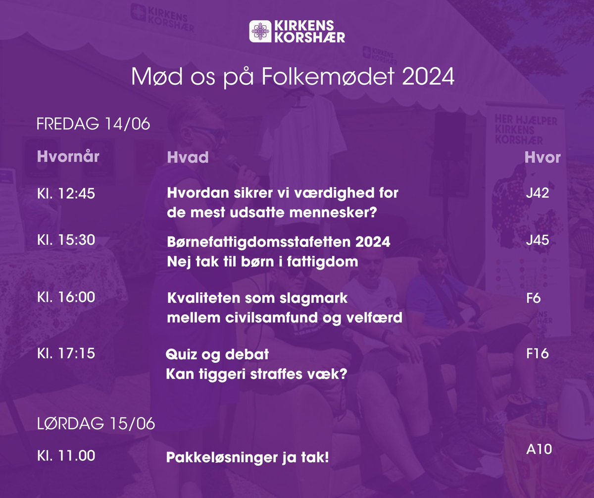 kkhaerchef's tweet photo. Igen i år kan du møde @KirkensKorshaer til @Folkemoedet. Kom forbi, hvis du er på solskinsøen ☀️

#dkpol #dkcivil #dksocial #fmdk https://t.co/RRqodoSzge