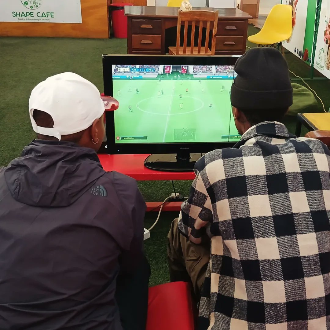 shape_cafe's tweet photo. Hey everyone, exciting news! Did you know that you can play our Playstation Game🎮 when you spend R50 or more, OR pay R20 per game at Thabong Mall? Swing by today and spread the word to your fellow GAMERS. Let's have some fun together! 💚 https://t.co/kDyQn1IT4Q