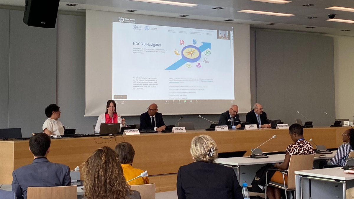 #TeamClimateBMZ (@bmz_climate) on Twitter photo The fight against #climatechange requires united action . Yesterday, the <a href="/ndcpartnership/">NDC Partnership</a> launched the NDC 3.0 Navigator at the #SB60. This new tool offers support for countries to develop ambitious & implementable NDCs. Team #Germany supports the momentum for new NDCs 2030-2035. The fight against #climatechange requires united action . Yesterday, the <a href="/ndcpartnership/">NDC Partnership</a> launched the NDC 3.0 Navigator at the #SB60. This new tool offers support for countries to develop ambitious & implementable NDCs. Team #Germany supports the momentum for new NDCs 2030-2035.