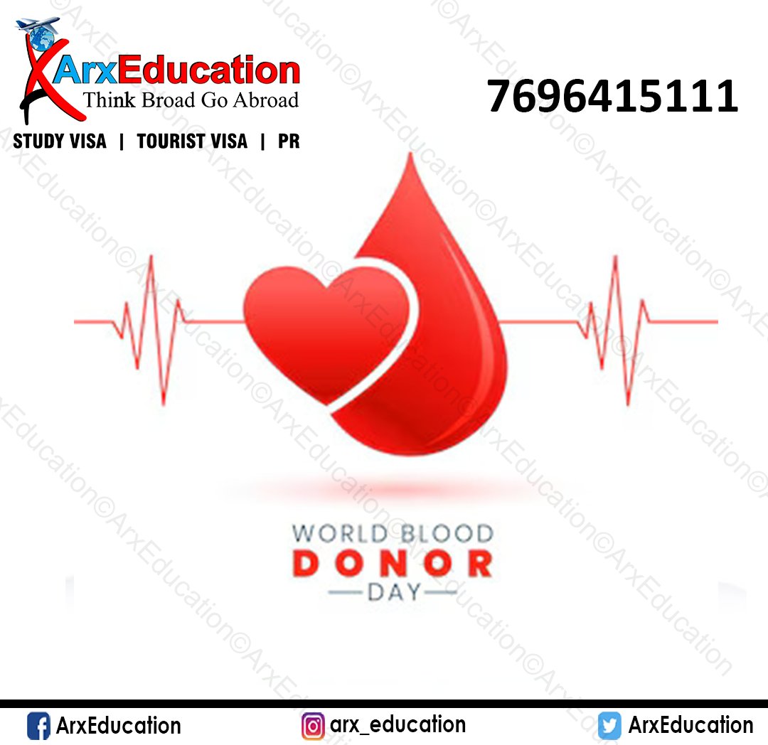 arxeducation's tweet photo. 😊World Blood Donor Day 2024...😊
#BloodDonorDay #WorldBloodDonorDay #abroadstudyadvisor #arxconsultants #arxchandigarh #Happiness #teamarxeducation #world #teamarxeducation #studyabroadconsultancy #chandigarh #mohali #sasnagar #visaconsultantsinchandigarh #studentvisacanada https://t.co/YpFyQPXYmn