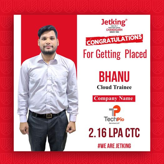 Jetking_Ch's tweet photo. Best wishes for your placement as a Cloud Trainee at TechPio, BHANU
Dream Big and Make Your Career A Reason To Be Proud With ๐ท
#JETKINGCHANDIGARH
#WeAreJetking #StudentPlaced #Congratulation #Jobopportunities #DreamComeTrue #DreamBig #Technology #Jobs #Career #Students https://t.co/mUUxU2ycXO