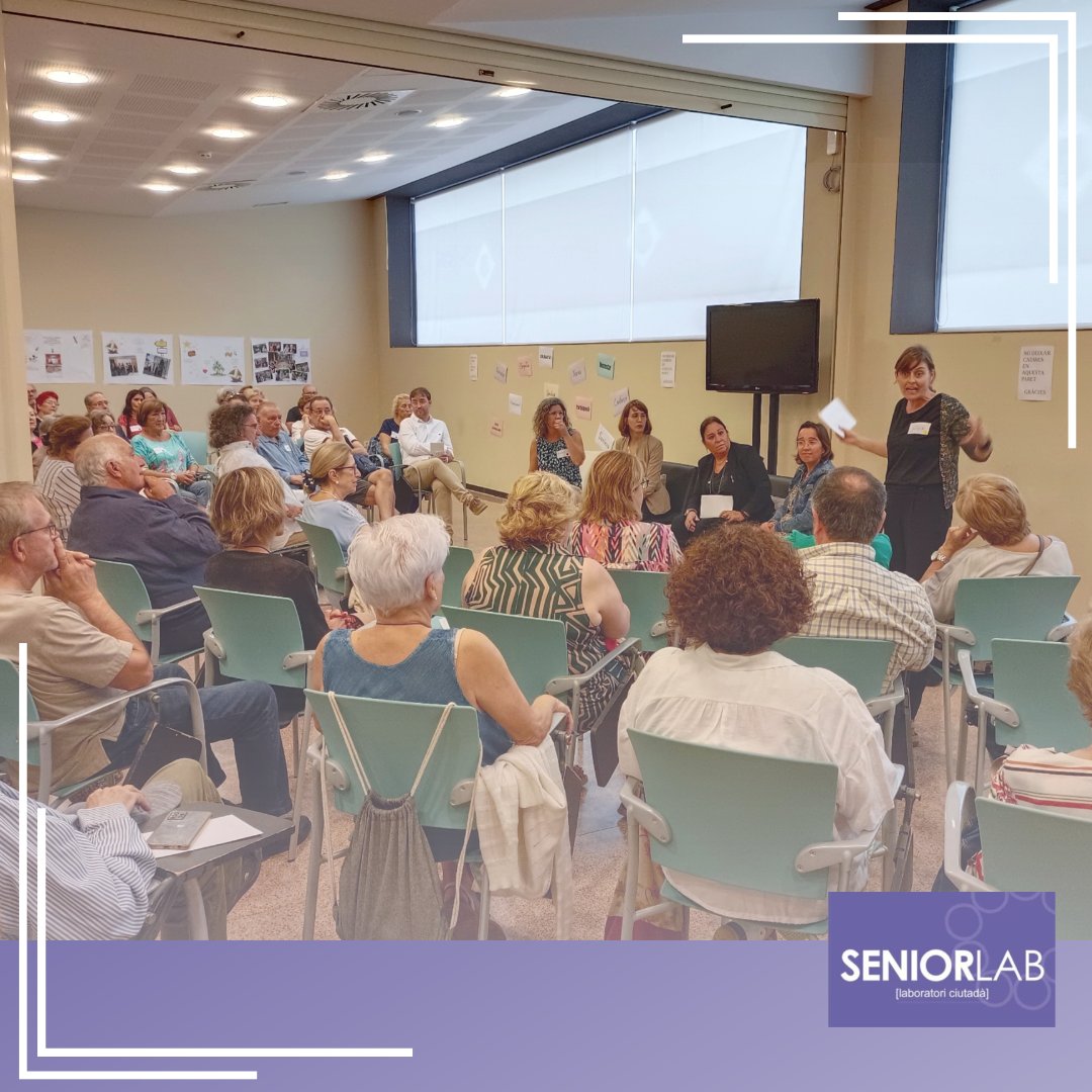 SeniorLab's tweet photo. 🟣A #SeniorLabReus creiem en el reconeixement de l'experiència i en un #EnvellimentActiu

✅Som un grup de persones compromeses amb la co-creació de la vida i ens inspira el poder del treball compartit!

👇Descobreix-ne més👇
🔗 https://t.co/eXaTO8HgYo

#Reus #LaboratoriCiutadà https://t.co/KwG0Gs1RBp