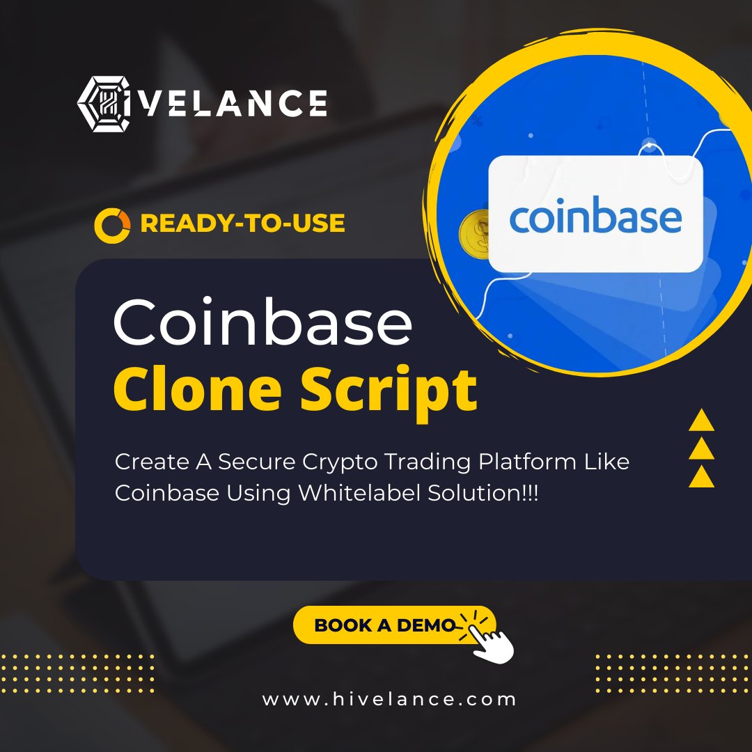 hivelance_tech's tweet photo. With our script, you can easily buy and sell #cryptocurrencies and take advantage of all the benefits of #trading on one of the world's most popular platforms.
Read More : https://t.co/XLq2cLUErW
#coinbaseclone #hivelance #coinbaseclonescript #crypto #cryptocurrency #software https://t.co/ZKiBjDjF9S