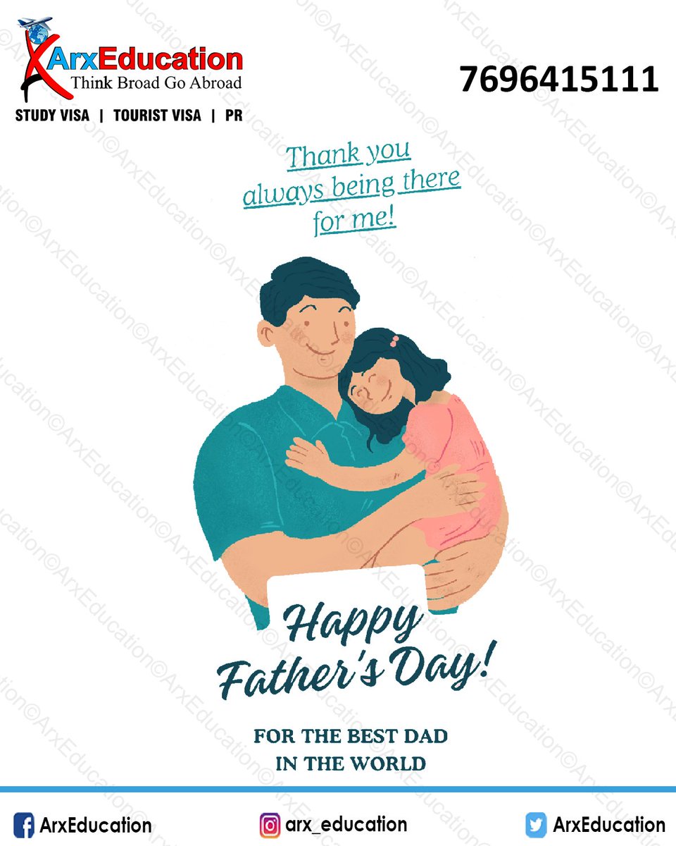arxeducation's tweet photo. 😊World Father's Day 2024...😊
#fathersday #worldfatherday #abroadstudyadvisor #arxconsultants #arxchandigarh #Happiness #teamarxeducation #world #teamarxeducation #studyabroadconsultancy #chandigarh #mohali #sasnagar #visaconsultantsinchandigarh #studentvisacanada #canadavisa https://t.co/eWYOrhrA6X
