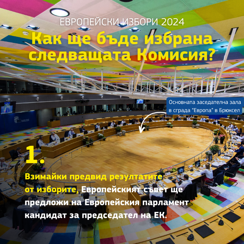 ECinBulgaria's tweet photo. Какво предстои след европейските избори?

Кой и как ще избере новия председател на Европейската комисия и нейните членове?

Повече за стъпките и процесите, които следват, можете да научите от нашите инфографики 👇

#EUElections2024  #EUexplained