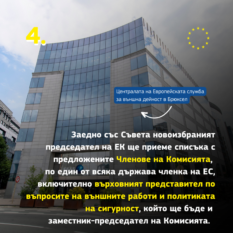 ECinBulgaria's tweet photo. Какво предстои след европейските избори?

Кой и как ще избере новия председател на Европейската комисия и нейните членове?

Повече за стъпките и процесите, които следват, можете да научите от нашите инфографики 👇

#EUElections2024  #EUexplained