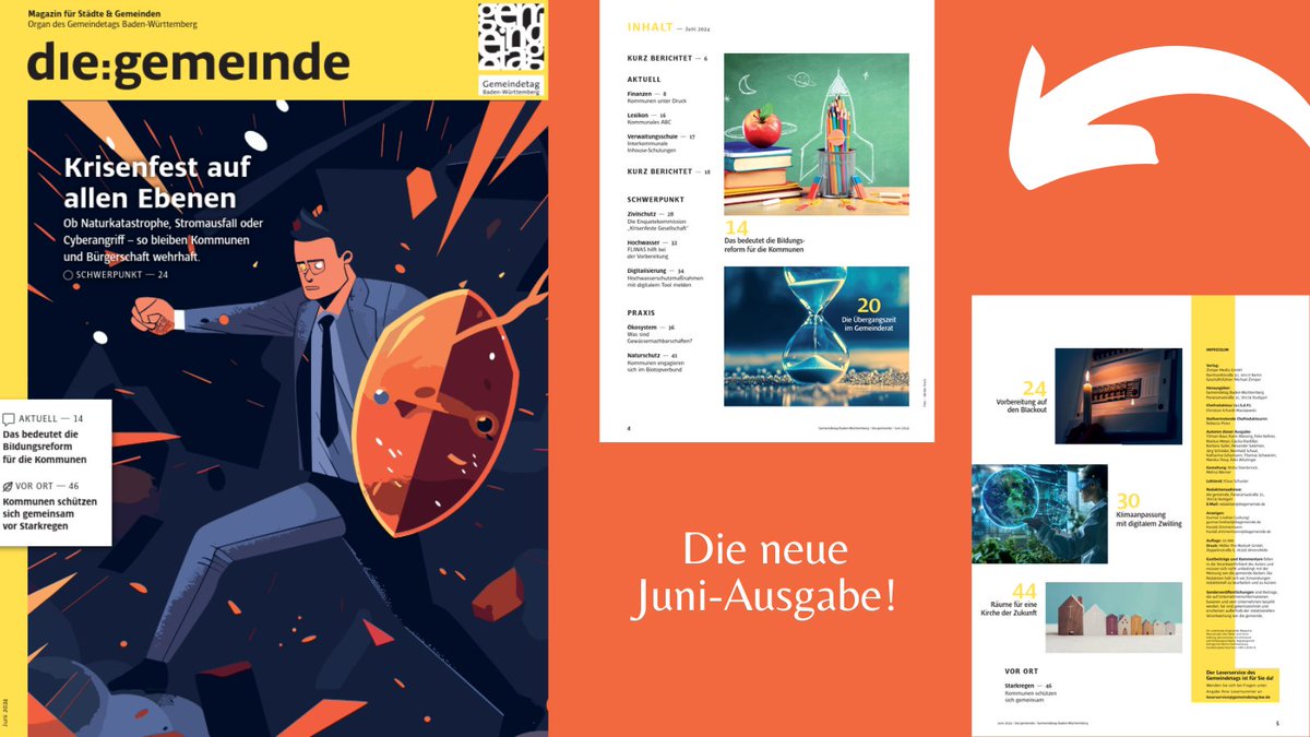 Die aktuelle Ausgabe von #diegemeinde landet heute wieder druckfrisch in Euren Briefkästen!
Das momentan wieder sehr aktuelle Thema Hochwasser und Katastrophenschutz ist Schwerpunkt dieser Ausgabe. 
Wir wünschen Euch viel Freude beim Lesen!