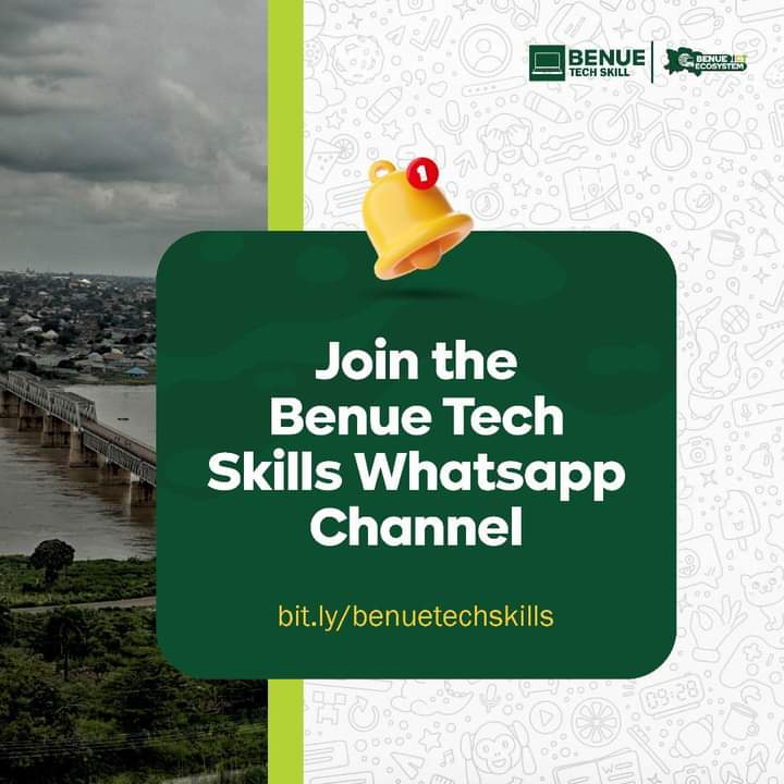 BenueTechSkills's tweet photo. 🚨Important Notice
.
.
.
Stay Updated via our social media handles 
📍Facebook - @BenueTechSkills
📍Instagram - @BenueTechSkills
📍X/Twitter - @BenueTechSkills
📍YouTube - Benue Tech Skills https://t.co/P5LGtOE531