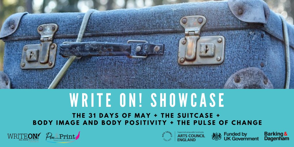 Pen_to_Print's tweet photo. #WriteOnShowcase The 31 Days Of May + The Suitcase + Body Image And Body Positivity + The Pulse Of Change https://t.co/I1NmXIvKDi

Ed by Helen Aitchison &amp; looking at interpretation of overcoming. 

Read Write On! https://t.co/pjOxz03BaB 

Write On! Audio: https://t.co/9b9XzsoNdZ https://t.co/SCjncBe7TV