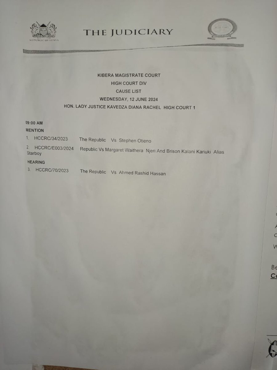 We are back in court for the #TrialOfAhmedRashid a Police Sergeant, accused of killing Jamal Mohamed and Mohamed Dahir Kheri, on 31 March 2017, expect 8 witnesses over the next two days.