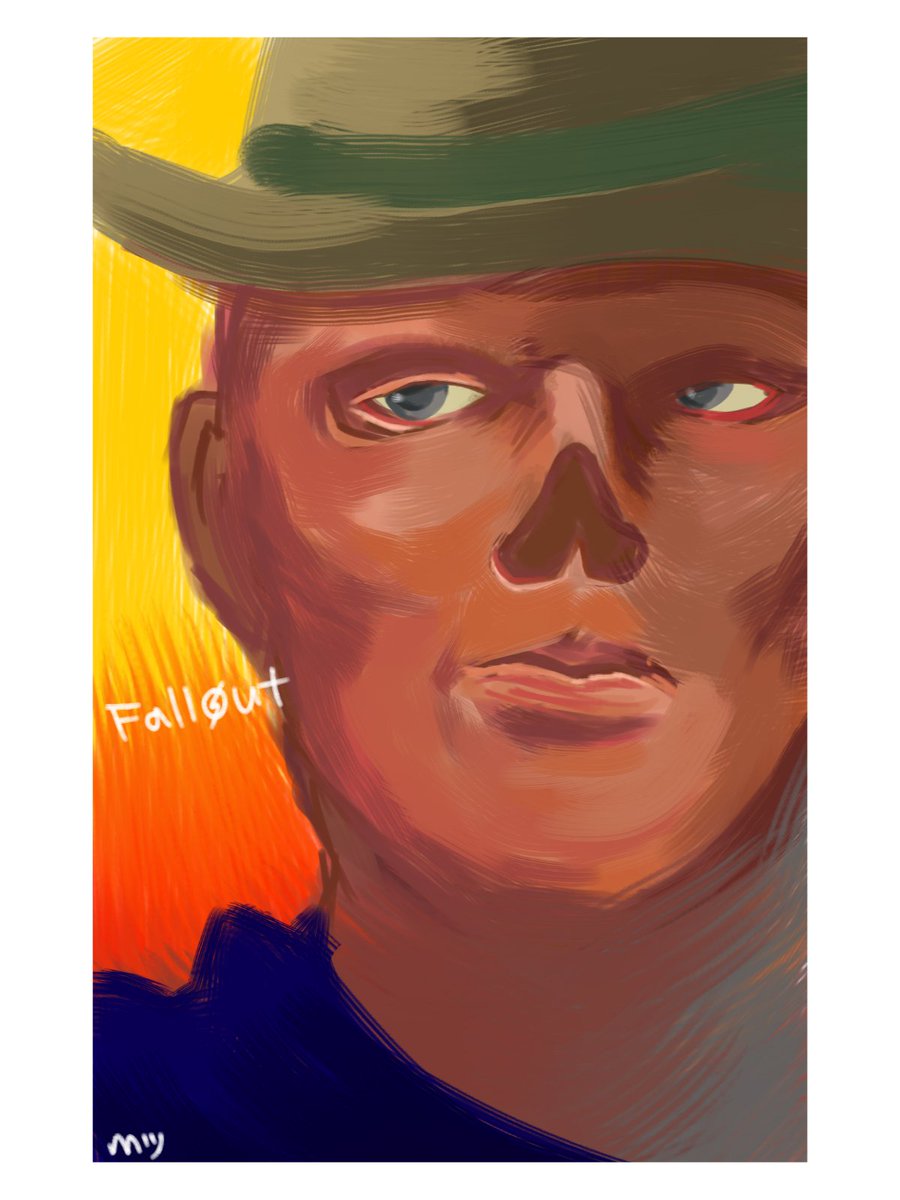 misosoup_dkn's tweet image. falloutのドラマ面白くて何もやる気が起きませんグールさんらくがき