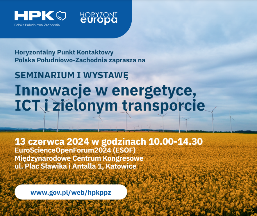 KPK_PL's tweet photo. Jeśli wybierasz się na EuroScience Open Forum #ESOF24 do Katowic, nie możesz przegapić wystawy projektów realizowanych w ramach #H2020 i #HoryzontEU oraz seminarium poświęconego innowacjom w energetyce, ICT i zielonym transporcie❗️

▶️ https://t.co/kbtbtdI7KJ https://t.co/CaEnHH29Y9