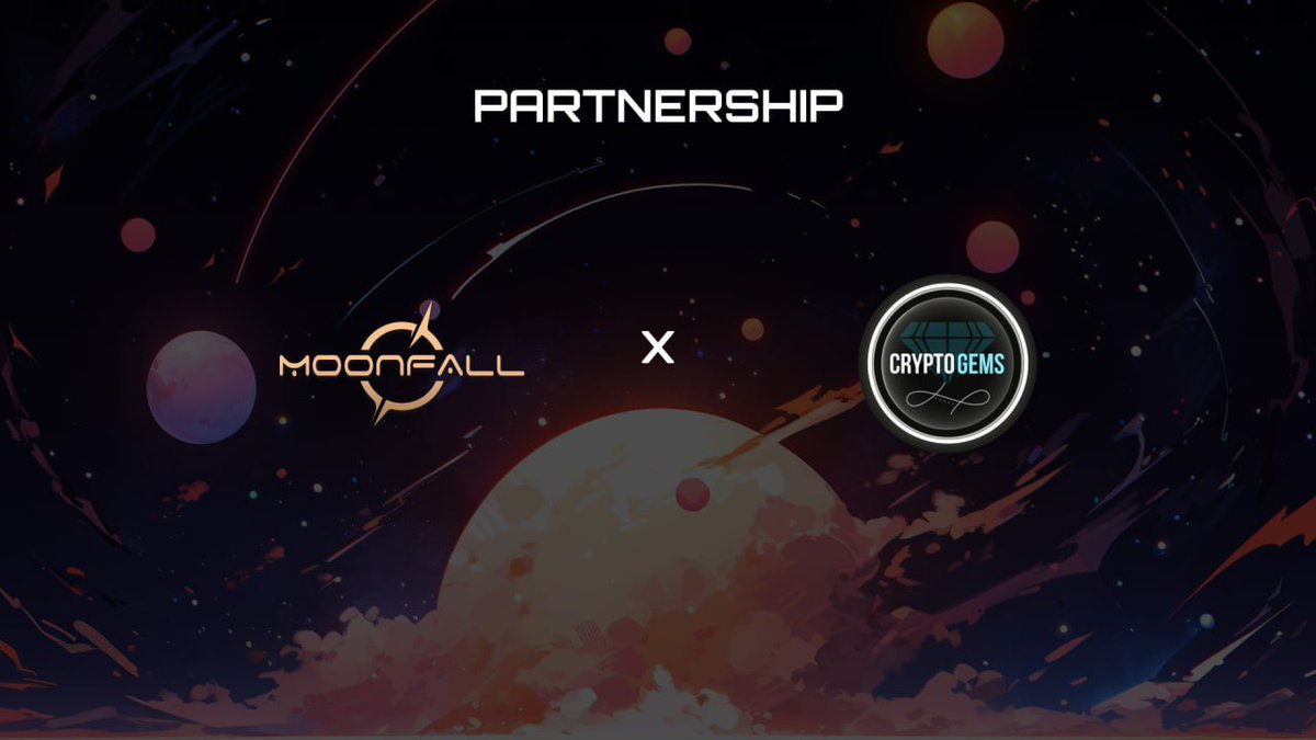 🚀 Partnership Announcement 

MoonFall is happy to announce a media partnership with Crypto Gems World.

They will support MoonFall with marketing and promotion.