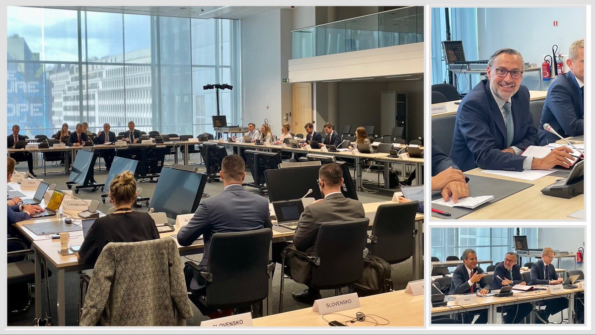 Canada2EU's tweet photo. The #CanadaEU partnership continues to expand and strengthen. 

In Brussels yesterday, @uOttawa foreign policy expert @rolandparis briefed EU27 delegates in the Transatlantic Relations Working Group @EU_Council, the EU's main coordination body for 🇪🇺🇨🇦🇺🇸 relations. https://t.co/fOb1rUz3du