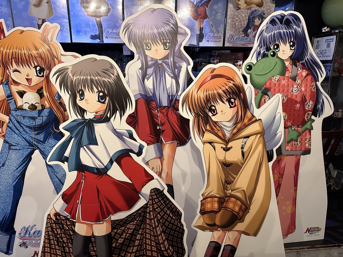 NewType新宿『#Kanon 25周年コラボカフェ』17時より開店です。 店内に
